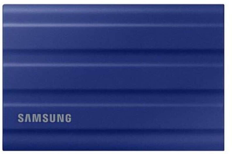 Samsung 1TB T7 Shield USB-C Portable Blue External SSD