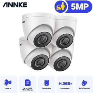 Smart Home Security Camera 3K PoE cctv Camera Security ip Camera Outdoor with IP67 Weatherproof 4pcs - 2.8MM - Annke