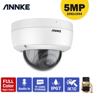5MP Dome cctv Camera Security ip Camera Outdoor IP67 Weatherproof Built-in mic Surveillance Camera - Annke
