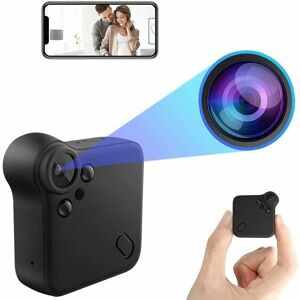 HOOPZI Mini WiFi Camera Full HD 1080P Camera Home Live Stream Wireless Security Camera with Audio and Video Recording, Cell Phone App, Night Vision, Motion