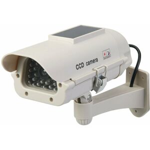 Loops - Solar Powered dummy cctv Camera & led Light Wall Mount Security Theft Deterrent