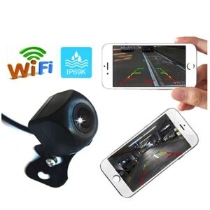 LANGRAY Wireless Car Rear View Camera wifi Rear View Camera hd Dash Cam Night Vision Mini Body Tachograph for iPhone and Android