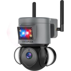 GOTRAYS 3G/4G lte Outdoor Surveillance Camera 4MP Smart Life Camera with Alexa/Googlehome Color Night Vision Auto Tracking Human Detection Two-Way Audio