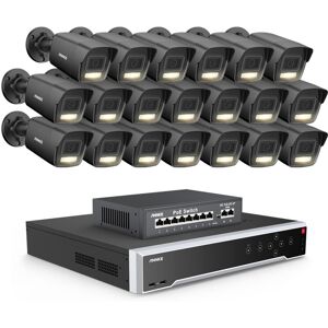 ANNKE 3K Outdoor Surveillance Camera, 32CH nvr and 20X 5MP PoE ip Camera, H.265+ Color Night Vision, Person/Vehicle Detection, Video Surveillance Kit, 6TB ANNKE 3K Outdoor Surveillance Camera, 32CH nvr and 20X 5MP PoE ip Camera, H.265+ Color Night Vision, Person/Vehicle Detection, Video Surveillance Kit, 6TB