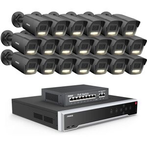 ANNKE 3K Outdoor Surveillance Camera, 32CH nvr and 20X 5MP PoE ip Camera, H.265+ Color Night Vision, Person/Vehicle Detection, Video Surveillance Kit ANNKE 3K Outdoor Surveillance Camera, 32CH nvr and 20X 5MP PoE ip Camera, H.265+ Color Night Vision, Person/Vehicle Detection, Video Surveillance Kit
