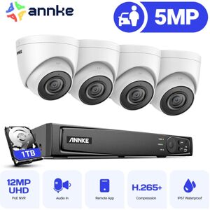 Annke - 4K 8CH H.265+ PoE Security System nvr 4×3K Outdoor PoE ip Security Camera exir Night Vision ctv Surveillance Kit - 1TB hdd Annke - 4K 8CH H.265+ PoE Security System nvr 4×3K Outdoor PoE ip Security Camera exir Night Vision ctv Surveillance Kit - 1TB hdd