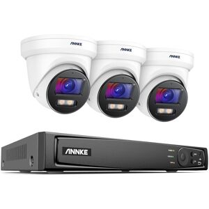 Annke - 4K Full Color Network ir Surveillance Kit 3Camera 8MP H.265+ Video PoE nvr Security System Kit Annke - 4K Full Color Network ir Surveillance Kit 3Camera 8MP H.265+ Video PoE nvr Security System Kit