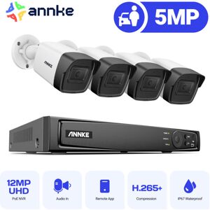 Annke - 8CH cctv Kit nvr 45MP ir Network Bullet Security Camera Indoor & Outdoor Night Vision Waterproof Motion Detection Remote Access Surveillance Annke - 8CH cctv Kit nvr 45MP ir Network Bullet Security Camera Indoor & Outdoor Night Vision Waterproof Motion Detection Remote Access Surveillance