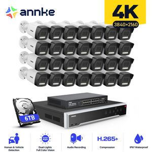 ANNKE Outdoor Video Surveillance Kit 32CH nvr 28×Cameras Email Alert, Night Vision, Motion Detection, Security System Wired Surveillance Camera app/pc ANNKE Outdoor Video Surveillance Kit 32CH nvr 28×Cameras Email Alert, Night Vision, Motion Detection, Security System Wired Surveillance Camera app/pc