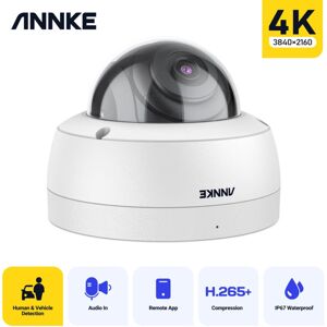 Annke - PoE Security ip Camera 8MP Ultra hd Dome cctv Camera Supports Audio IP67 Weatherproof - 4.4MM Annke - PoE Security ip Camera 8MP Ultra hd Dome cctv Camera Supports Audio IP67 Weatherproof - 4.4MM