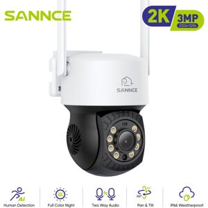 Sannce - 3MP Wireless Security Camera Human Detection Two-Way Voice Night Vision Waterproof ip Camera WiFi cctv Surveillance 2 Camera Sannce - 3MP Wireless Security Camera Human Detection Two-Way Voice Night Vision Waterproof ip Camera WiFi cctv Surveillance 2 Camera