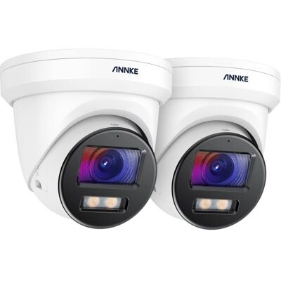 Annke - 2pcs NC800 4K Ultra hd 8MP Outdoor PoE ip Security Camera, Color Night Vision,IP67 Waterproof Remote Access Annke - 2pcs NC800 4K Ultra hd 8MP Outdoor PoE ip Security Camera, Color Night Vision,IP67 Waterproof Remote Access