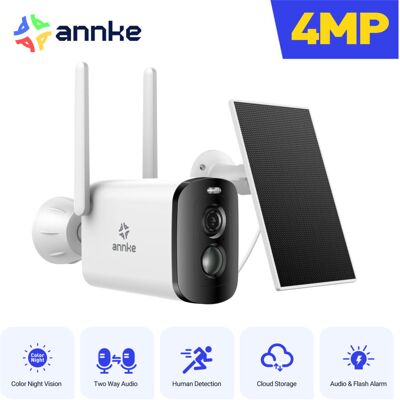 Annke Model - 4MP Security Camera - Wireless Solar IP Night Vision Annke Model - 4MP Security Camera - Wireless Solar IP Night Vision