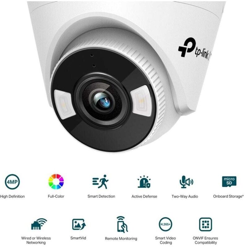 TP-Link Vigi 4MP Full-Colour Wi-Fi Turret Network Camera