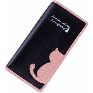 Denuotop - Ms han edition wallet Han edition lovely cat wave hitting scene spots students zipper wallet wallet