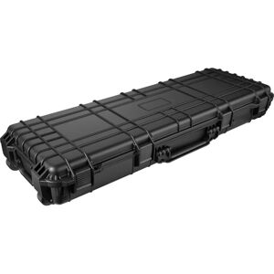 Tectake - Hard Shell Case For drones, cameras and electronics 113.5 x 41 x 16 cm - hard rifle case, air rifle case, hard gun case - black