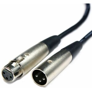 Loops - 5x 0.5m 3 Pin xlr Male to Female Cable pro Audio Microphone Speaker Mixer Lead