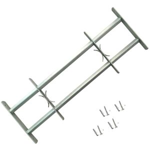 Sweiko - Adjustable Security Grille for Windows with 2 Crossbars 1000-1500 mm VDTD03953