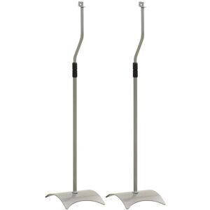 Berkfield Home - Universal Speaker Stand Silver 2 pcs