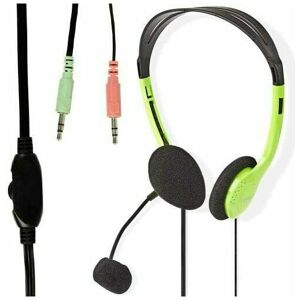 Loops - 2 pk 3.5mm Stereo Headphones & Microphone - VoIP Skype Facetime Phone pc Laptop