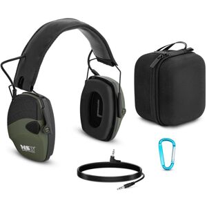 MSW Noise Cancelling Headphones - dynamic external noise control - green Hearing protection Noise protection headphones