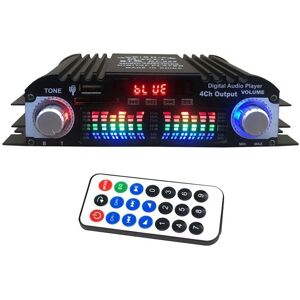 TLILY Bluetooth 5.0 HIFI Audio Amplifier 4-Channel Digital Sound Amp for Home Systems, Car, Karaoke Suppor TLILY Bluetooth 5.0 HIFI Audio Amplifier 4-Channel Digital Sound Amp for Home Systems, Car, Karaoke Suppor