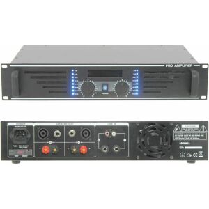 LOOPS 1000W Stereo Power Amplifier - Professional dj Speaker Sound System - 2U Rack