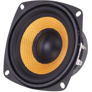 TLILY 1Pc 4Inch Audio Speaker 4 Ohm 15W Bass for Sound System