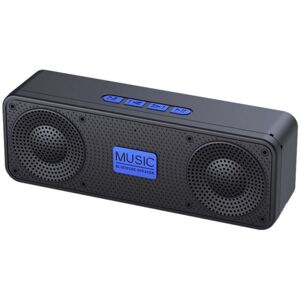 Tlily - Portable fm Radio Wireless Bluetooth 5.0 Speaker Mini MP3 Music Player Support tf Card u Disk usb Charging Radio-A