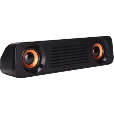 JSSEVN Tv Soundbar, Portable Wired Stereo Speaker, Subwoofer, Usb-powered Desktop Speaker With 3.5mm Plug JSSEVN Tv Soundbar, Portable Wired Stereo Speaker, Subwoofer, Usb-powered Desktop Speaker With 3.5mm Plug