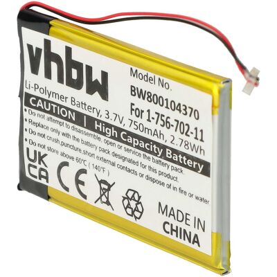 Vhbw Battery Compatible With Sony Nwz-a829blk, Nwz-e454, Nwz-s738, Nwz-s738fbnc, Nwz-a845 Mp3-player Music Player (750 Mah, 3.7 V, Li-polymer) Vhbw Battery Compatible With Sony Nwz-a829blk, Nwz-e454, Nwz-s738, Nwz-s738fbnc, Nwz-a845 Mp3-player Music Player (750 Mah, 3.7 V, Li-polymer)