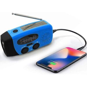 CYSLMUK Emergency Solar Weather Radio, Earthquake Kit, Hand Crank, Self-Powered, am/fm/wb, Hand Crank Survival Radio, led Flashlight, 2000mAh Power Bank for CYSLMUK Emergency Solar Weather Radio, Earthquake Kit, Hand Crank, Self-Powered, am/fm/wb, Hand Crank Survival Radio, led Flashlight, 2000mAh Power Bank for
