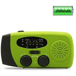 CYSLMUK Emergency Solar Weather Radio, Earthquake Kit, Hand Crank, Self-Powered, am/fm/wb, Hand Crank Survival Radio, led Flashlight, 2000mAh Power Bank for CYSLMUK Emergency Solar Weather Radio, Earthquake Kit, Hand Crank, Self-Powered, am/fm/wb, Hand Crank Survival Radio, led Flashlight, 2000mAh Power Bank for