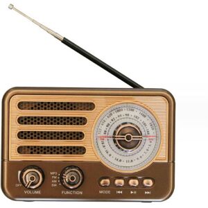 GOTRAYS Portable am fm Radio, Bluetooth Speaker, Retro Radio, Rechargeable Battery Operated, Suitable for Indoor and Outdoor Use, Gift for Parents GOTRAYS Portable am fm Radio, Bluetooth Speaker, Retro Radio, Rechargeable Battery Operated, Suitable for Indoor and Outdoor Use, Gift for Parents