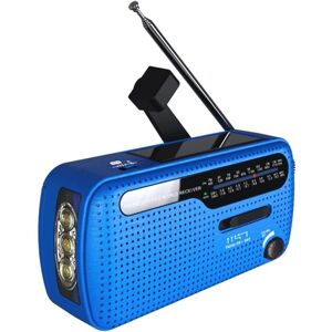 Tinor - Portable fm/am(mw)/sw Radio, Hand Crank/Battery and Mains/Solar Transistor Radio, Weather Radio Emergency Device with 3-LED Flashlight and Tinor - Portable fm/am(mw)/sw Radio, Hand Crank/Battery and Mains/Solar Transistor Radio, Weather Radio Emergency Device with 3-LED Flashlight and
