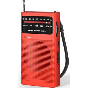 CYSLMUK Portable Radio, am(mw)/fm Battery Operated Radio, Transistor Pocket Radio with Excellent Reception, Excellent Sound Quality, Mini Portable Radio(AA) CYSLMUK Portable Radio, am(mw)/fm Battery Operated Radio, Transistor Pocket Radio with Excellent Reception, Excellent Sound Quality, Mini Portable Radio(AA)