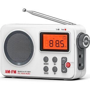 Portable FM/AM(MW) Radio, Small Portable Radio, Transistor Radio with Excellent Reception and High Sound Quality, with Timed Connection/Large Portable FM/AM(MW) Radio, Small Portable Radio, Transistor Radio with Excellent Reception and High Sound Quality, with Timed Connection/Large