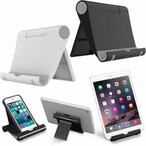 Héloise - 2 Pieces Phone Holder Desk Adjustable 360° Foldable Phone Stand Holder for 4-9 inch iPhone 14 13 Mini Pro Max 12 11 Pro x xs xr 8 7 Galaxy