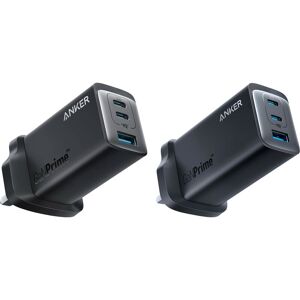 Anker - 735 Charger (GaNPrime 65W) and 737 Charger (GaNPrime 120W) Black