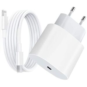 Héloise - Apple MFi Certified] iPhone Fast Chargers with 2M usb c to Lightning Cable,20W usb c pd Charger Type c Fast Power Supply AdapterCompatible