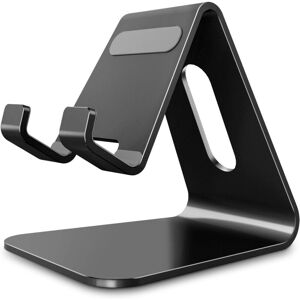 Héloise - Phone Holder, Cradle Aluminum Desktop Stand Compatible with iPhone 12 Mini,12 Pro,11 Pro Max,XS Max xr x Se 8 7 6 6s Plus Huawei, Samsung