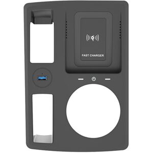 Tlily - 15W Car for Qi Wireless Charging Phone Charger Fast Charging Panel Pad Phone Holder for-Audi Q3 2020 2021