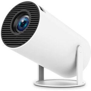 SJQKA HY300 Mini Projector, Portable, 1080p, Dual Band 5G Wi-Fi 6, Bluetooth 5.0, Android 11, 130 Inch Screen, Compatible with Phones/PC/Laptops/PS5, Home