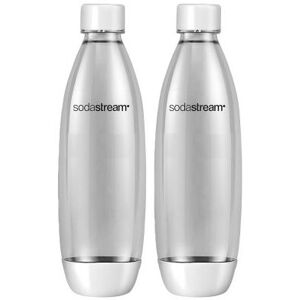 Sodastream - Bottles Fuse White (suited for sparkling water makers), 2 x 1 l