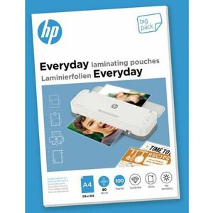 Hewlett Packard - hp Eveyday Laminating Pouches A4 80 micon (Pack 100) 9154