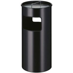 Ash-/Waste Paper Bin 50 l Black V-part Black