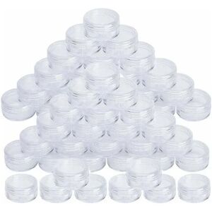 Orchidée - Cream jar Clear jars for nail art, 5ml mini empty clear jars 50pcs