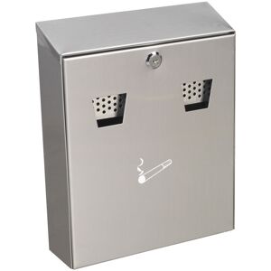 Cigarette Bin Wall-Mounting Stainless Steel RCB02 - Sealey