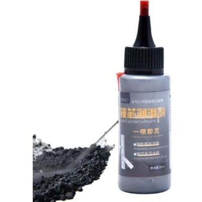 SNQ 100ml Graphite Door Lock Lubricant, Professional Door Lock Lubricant, Graphite Powder Dry Lubricant, Graphite Lubricant Contents for Lock Cylinder SNQ 100ml Graphite Door Lock Lubricant, Professional Door Lock Lubricant, Graphite Powder Dry Lubricant, Graphite Lubricant Contents for Lock Cylinder