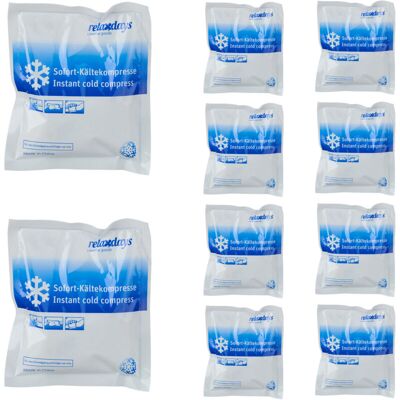 RELAXDAYS Ice Instant Cold Pack - Sprains, Bruises - 14.5x12.5 cm RELAXDAYS Ice Instant Cold Pack - Sprains, Bruises - 14.5x12.5 cm